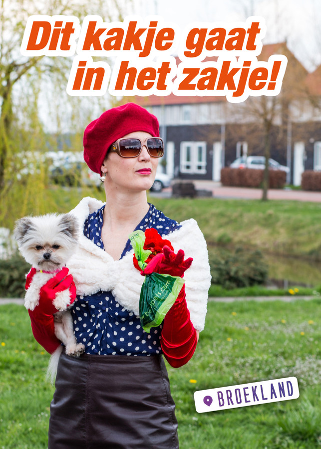 Plaatselijk Belang Broekland voert een unieke campagne tegen de overlast van hondendrollen in 2019.