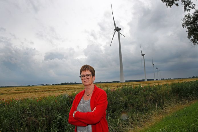 Mireille Louwerens bij het Spuipark.