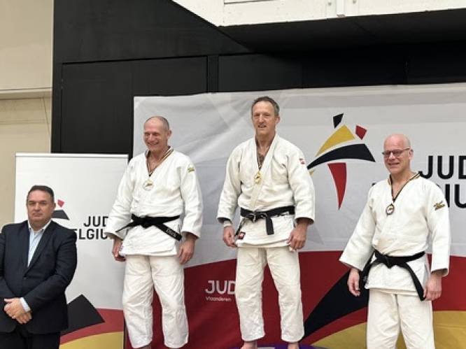 Judoka Eddy Van de Cauter behaalt gouden medaille op Belgisch Kampioenschap in Genk