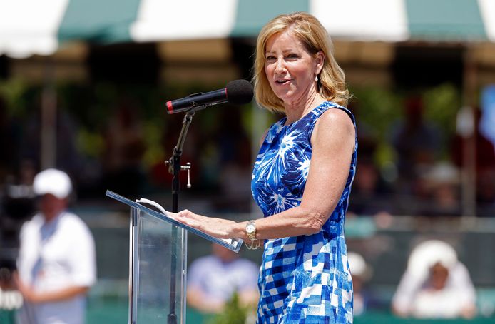 Chris Evert en 2014.
