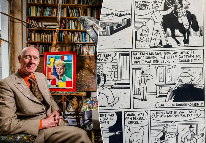 Herr Seele zag twaalf originele pagina's van een van zijn eerste albums gestolen worden
