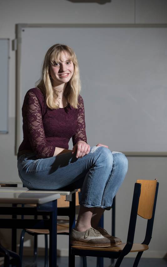 De 16-jarige Gabriëlle Geerts maakt een goede kans op een raadszetel voor PCR.