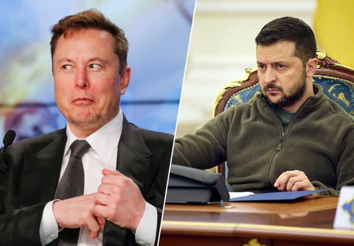 Elon Musk a proposé un plan de paix pour mettre fin à la guerre en Ukraine... ce qui n'a pas vraiment été accueilli favorablement par des responsables ukrainiens, dont le président Zelensky.