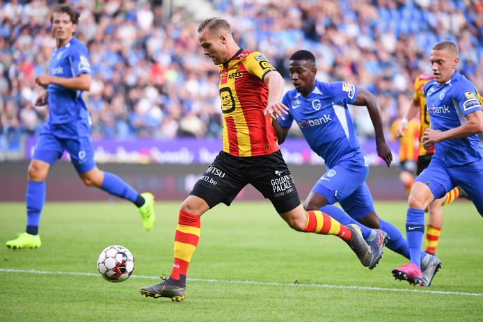 Engvall in het Super Cup-duel tegen Racing Genk.