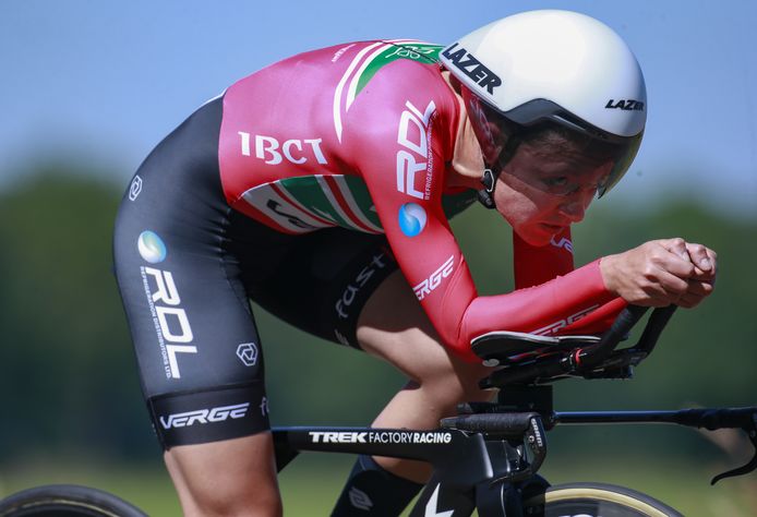 Loes Adegeest, op archiefbeeld, kwam als zesde over de streep in het criterium in het Australische Adelaide.
