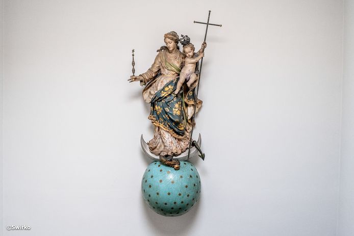 Beeld uit het Sint-Jozefscollege in Aalst.