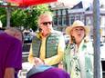 André van Duijn en Janny van der Heijden in de Lingehaven te Gorinchem.