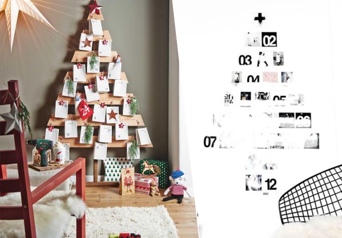 Dit zijn leuke - en creatieve - alternatieven voor de klassieke kerstboom.