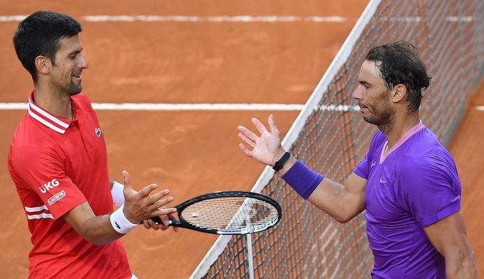 Rafael Nadal et Novak Djokovic