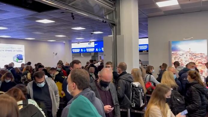 L’aéroport de Charleroi, ce vendredi matin.