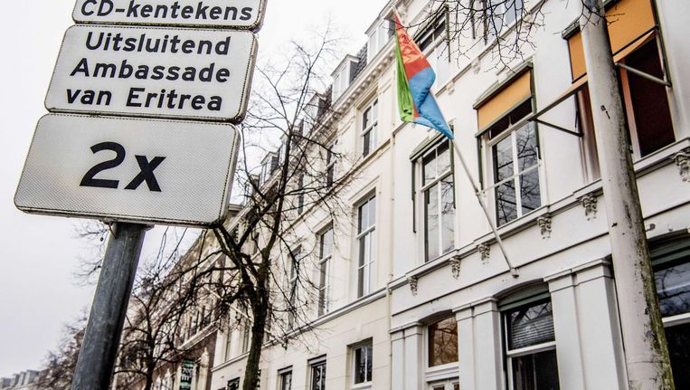De Eritrese ambassade in Utrecht. Beeld anp