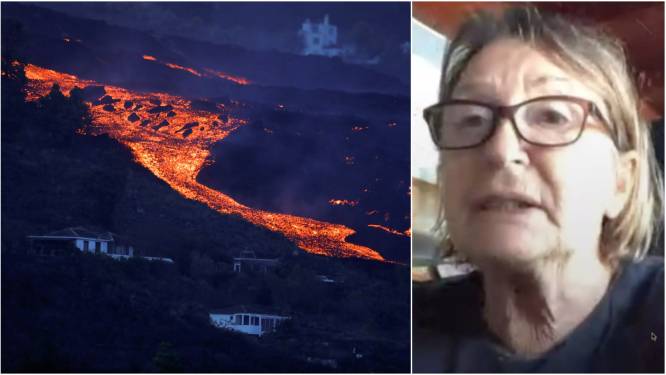 La lave continue son avancée à La Palma, cette Ostendaise de 69 ans a tout perdu