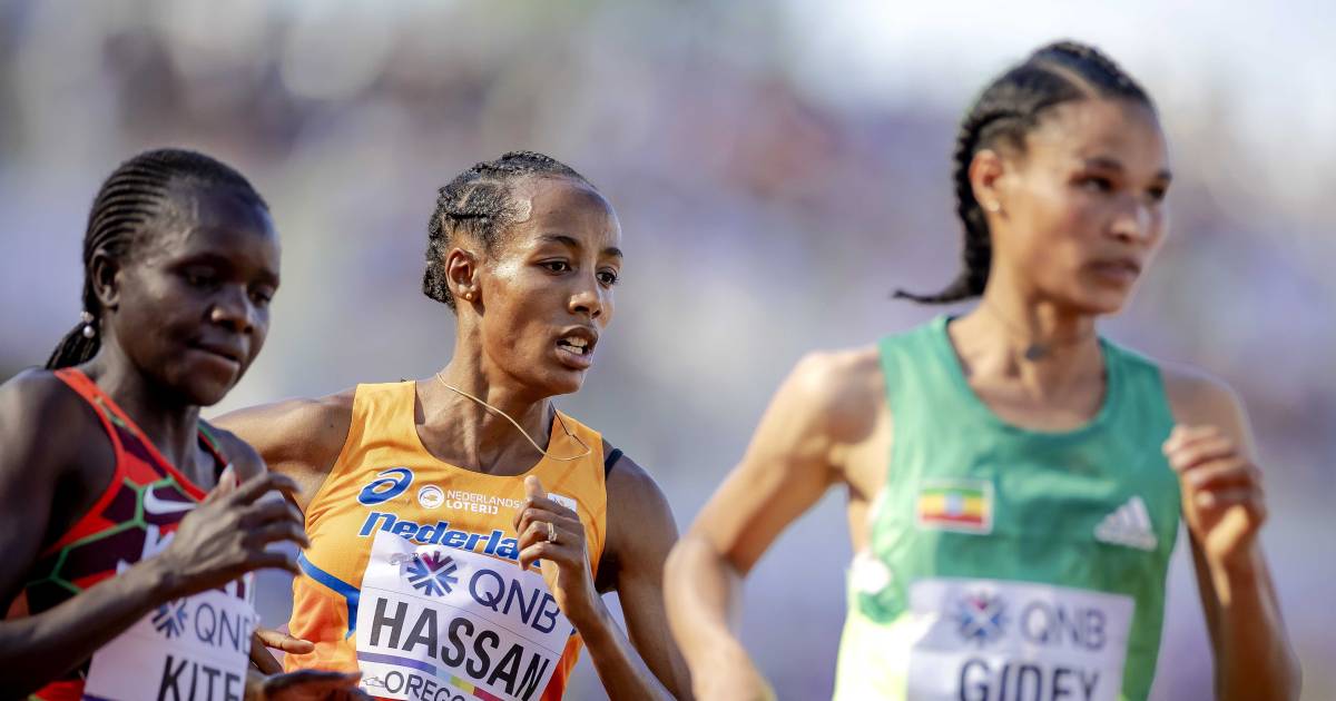 Sifan Hassan na solide 5000 meter naar finale WK, Koster uitgeschakeld - BD.nl