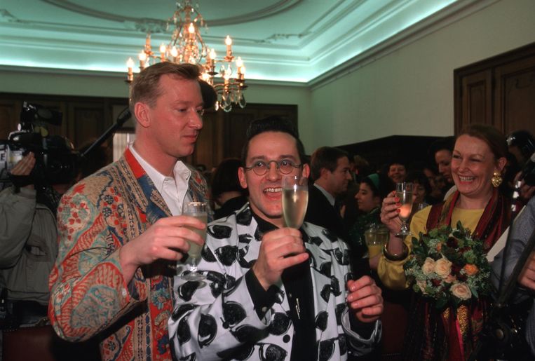 'Louis Tobback stelde alles in het werk om geen homofobe stemmers te verliezen. Dát vind ik een contraproductieve clownsact' Beeld Photo News
