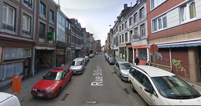 Het ongeval gebeurde in de Rue Saint Séverin in Luik.