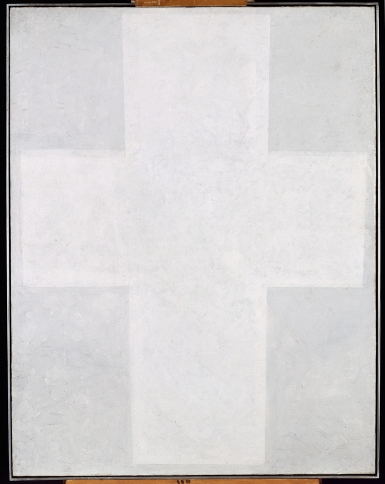 Kazimir Malevitsj. Wit suprematistisch kruis, 1920-1921. Beeld Collectie Stedelijk Museum Amsterdam