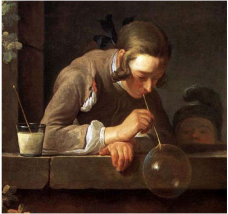 'Les bulles de savon' Beeld  Jean-Baptiste Siméon Chardin