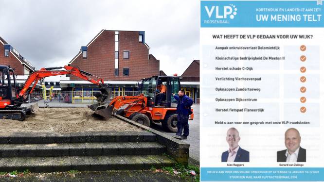 Bewoners Kortendijk geïrriteerd over VLP-flyer: ‘Ze zetten mensen op het verkeerde been’