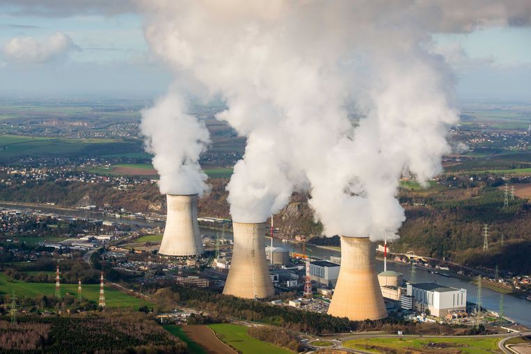 De Belgische kernreactor Tihange 2 in Hoei. Beeld ANP
