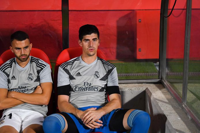 Thibaut Courtois zat opnieuw op de bank.