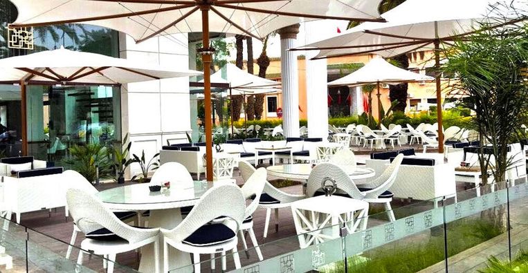Het terras van Café La Creme in Marrakech. Beeld Tripadvisor