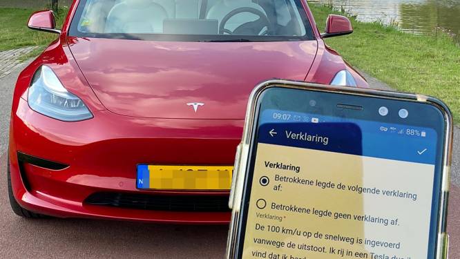 Tesla-rijder vindt dat hij 30 kilometer te hard mag rijden bij Lelystad: ‘Ik stoot niets uit’