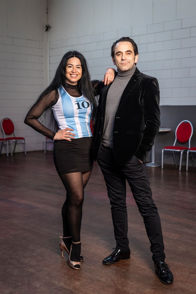 Ezequiel en Geraldina Paludi. Beeld Dingena Mol