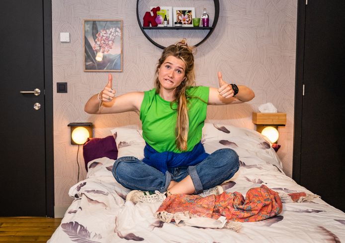 Charlotte Sieben in het nieuwe decor