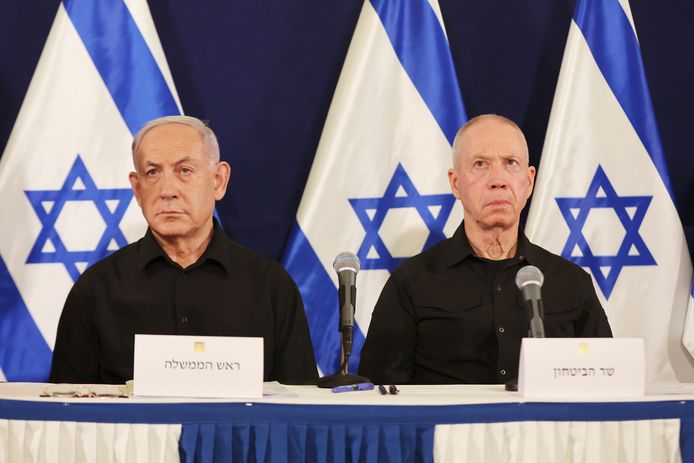 Benjamin Netanyahu et son ex-ministre de la Défense Yoav Gallant