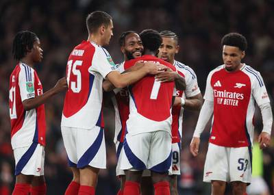 Arsenal beat third division side Bolton and advance to next round of League Cup