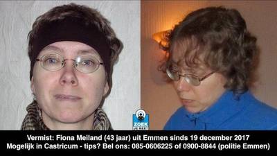 Politie zoekt nog steeds naar vermiste Fiona (43) uit Emmen