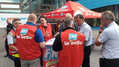 FNV beschuldigt NS van 'staking breken met foefje'