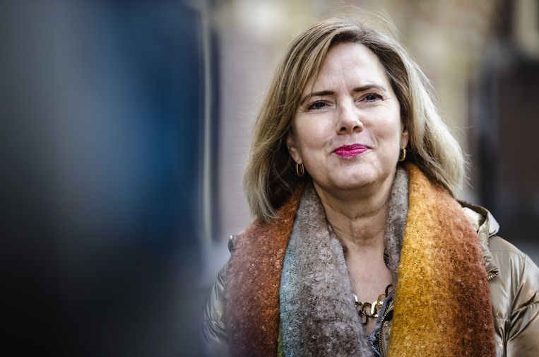 Cora van Nieuwenhuizen (VVD) was demissionair minister van Infrastructuur en Waterstaat. Ze stapte deze zomer op om voorzitter te worden van de branchevereniging van energiebedrijven, Energie-Nederland.  Beeld ANP