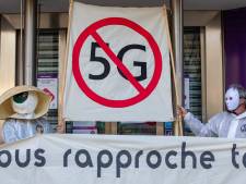 L’action anti-5G d’Extinction Rebellion au siège de Proximus