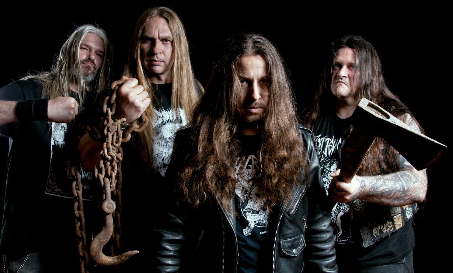 Asphyx, met links Martin van Drunen. Foto: Metropool Hengelo