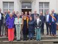 70-jarige oud-leerlingen uit Kerkbrugge-Langebrugge werden uitgenodigd op het Kasteel van Wippelgem.