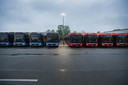 Ter illustratie: bussen van Keolis op een rij.