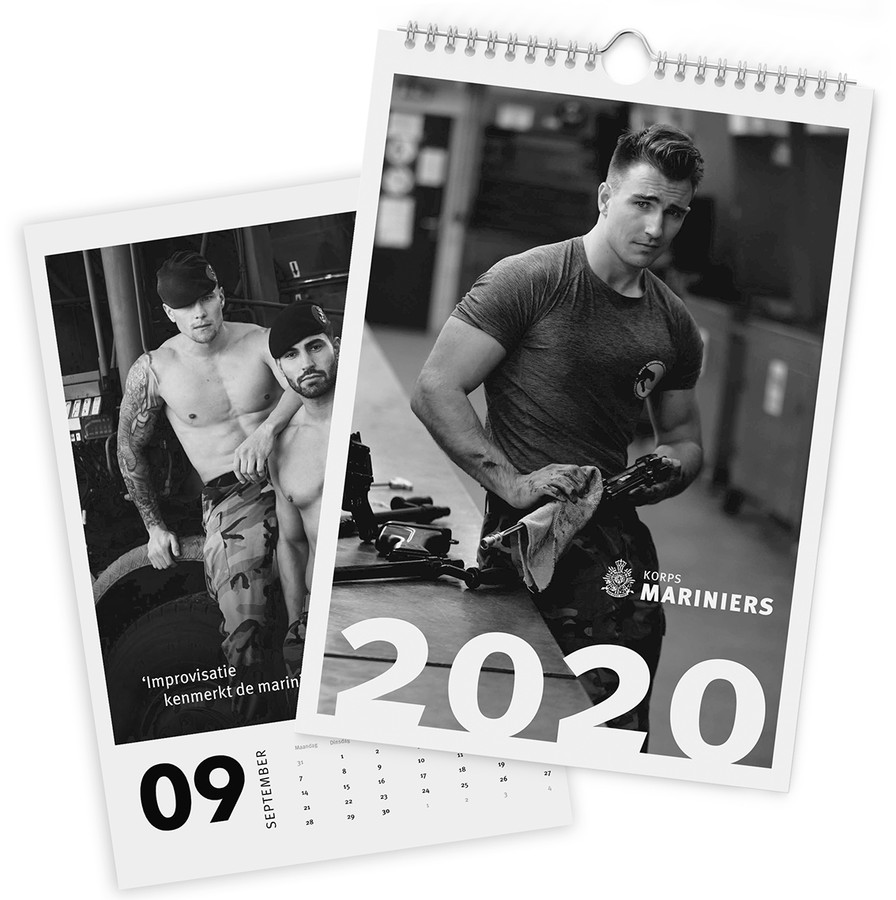 Pirellikalender, maar dan met onze mariniers Foto ed.nl