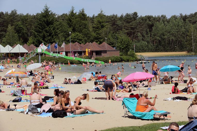 Zo warm was het massa bezoekers op Lilse Bergen en De Mosten