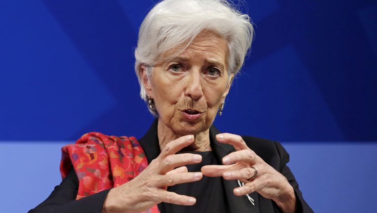 IMF-directeur Christine Lagarde. Beeld REUTERS