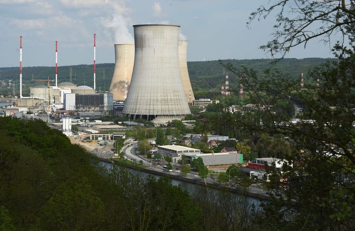 De kerncentrale van Tihange in de provincie Luik.