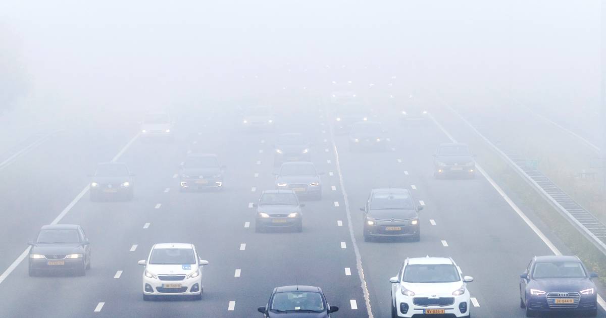 Code geel vanwege dichte mist in Drenthe en Overijssel