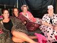 Op de pyjama-party, naar voorbeeld van het RTL tv-programma Chantals Pyjama Party, streden de vrouwen in twee groepen tegen elkaar bij diverse spelonderdelen.