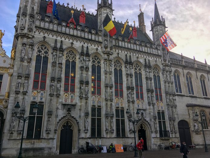 Het stadhuis van Brugge.