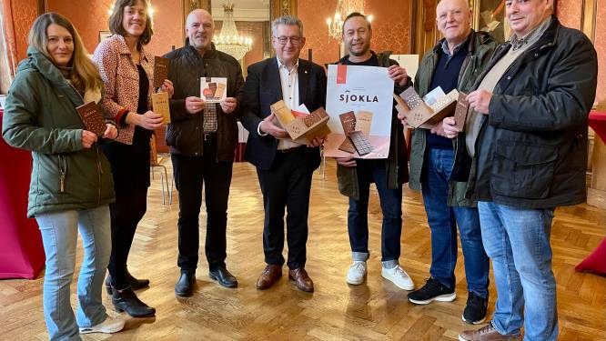 Per verkochte reep van Brugse stadschocolade Sjokla steun je waterpunt in Kameroense zusterstad