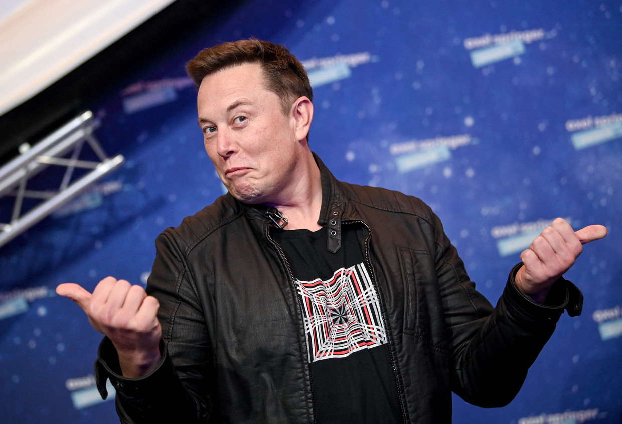 Elon Musk, de nieuwe eigenaar van Twitter.  Beeld AFP