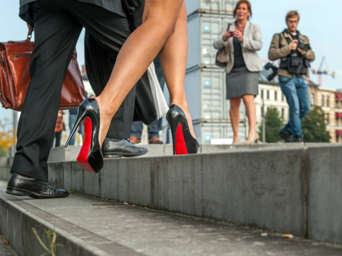 Schoenen met een rode zool duivel outlet