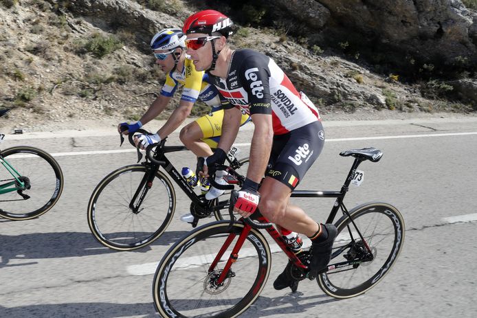 Philippe Gilbert tijdens de Ronde van Valencia.