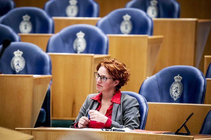 Kathalijne Buitenweg (GroenLinks) tijdens een debat in de Tweede Kamer.