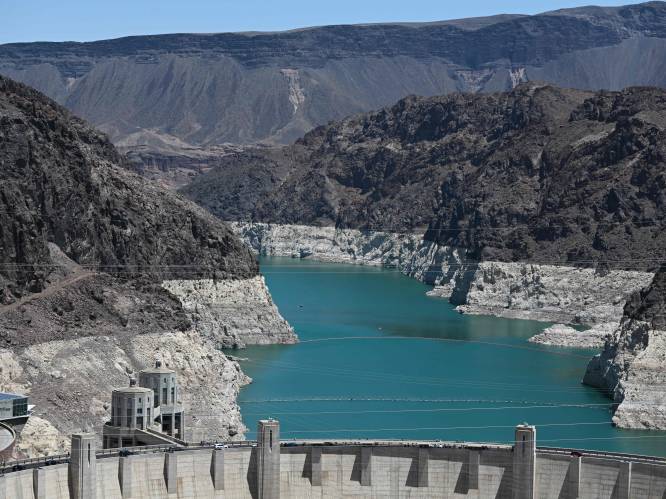 Jarenlange droogte brengt Amerikaanse rivier Colorado en Hoover Dam in problemen